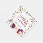 かぼちゃフローラ秋感謝祭パーティー スタンダードランチョンナプキン (角)