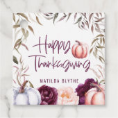 かぼちゃフローラ秋感謝祭パーティー フェイバータグ (正面)