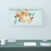 かぼちゃフローラ紅葉ブルーパーソナライズされたー、 横断幕 (トレードショー)