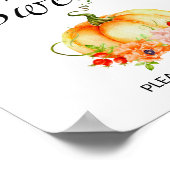 かぼちゃベビーは甘くて楽しい ポスター (角)