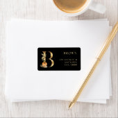 かぼちゃモノグラムラベル付き装飾文字B ラベル (インサイチュ)