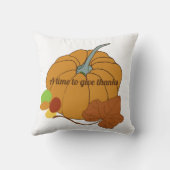 かぼちゃ与えにの時間 クッション (裏面)