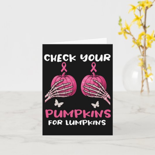 かぼちゃ乳がん認識度の許可 カード (黄色い花)