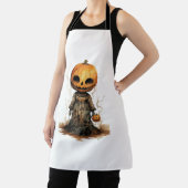 かぼちゃ人形ハロウィンステッカー エプロン (インサイチュ)