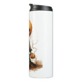 かぼちゃ人形ハロウィンステッカー タンブラー (回転右)