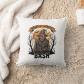 かぼちゃ人形ハロウィンTシャツ ビンテージ風彫刻 パーティー  クッション (ブランケット)