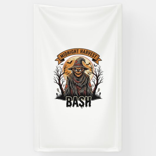 かぼちゃ人形ハロウィンTシャツ ビンテージ風彫刻 パーティー  横断幕 (縦)