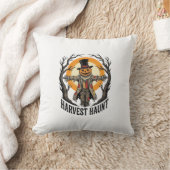かぼちゃ人形 ハロウィンTシャツ ビンテージ風 収穫 クッション (ブランケット)