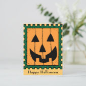 かぼちゃ切手はがき ポストカード (スタンド正面)