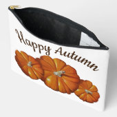 かぼちゃ化粧品バッグ アクセサリーポーチ (見開き)