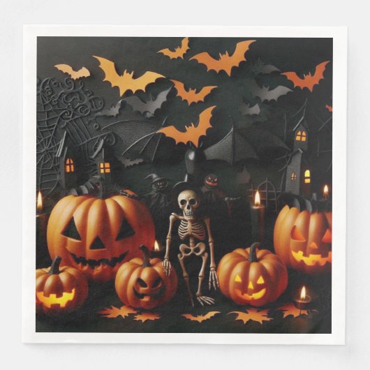 かぼちゃ及び骨格 (正面)