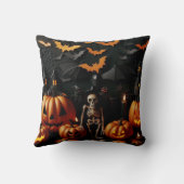 かぼちゃ及び骨格 クッション (裏面)