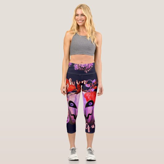 かぼちゃ女王 カプリレギンス (正面)