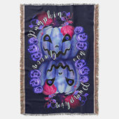 かぼちゃ女王 スローブランケット (正面縦)