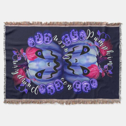 かぼちゃ女王 スローブランケット (正面)