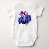 かぼちゃ女王 ベビーボディスーツ (裏面)