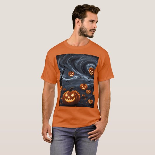 かぼちゃ嵐 Tシャツ (正面フル)