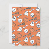 かぼちゃ彫りコンテストのポスター 招待状 (裏面)