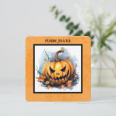 かぼちゃ彫りコンテストパーティー シーズンカード (スタンド正面)