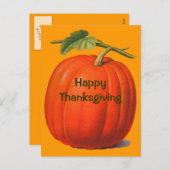 かぼちゃ感謝祭はがき シーズンポストカード (正面/裏面)