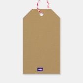 かぼちゃ模様ギフトラベル ギフトタグ (裏面)