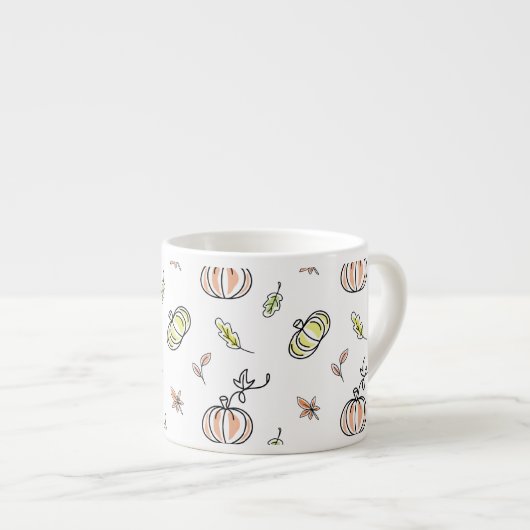 かぼちゃ模様 エスプレッソカップ (正面右)