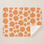 かぼちゃ模様 シェルパブランケット (正面(横))