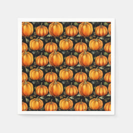 かぼちゃ模様 スタンダードカクテルナプキン