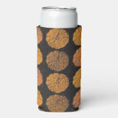かぼちゃ模様 スリム缶クーラー (Seltzer正面)