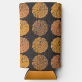 かぼちゃ模様 スリム缶クーラー (正面)