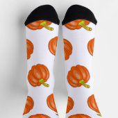 かぼちゃ模様 ソックス (上部)