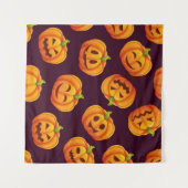 かぼちゃ模様 タペストリー (正面(横))