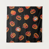 かぼちゃ模様 タペストリー (正面)