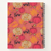 かぼちゃ模様 ノートブック (裏面)