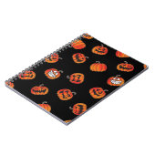 かぼちゃ模様 ノートブック (左側)