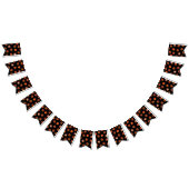 かぼちゃ模様 バンティングフラッグ (全)