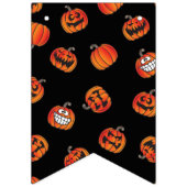 かぼちゃ模様 バンティングフラッグ (第2の旗)