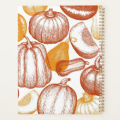 かぼちゃ模様 プランナー手帳 (裏面)