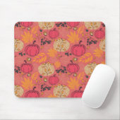 かぼちゃ模様 マウスパッド (マウス)