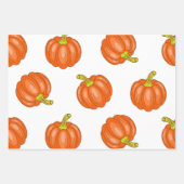 かぼちゃ模様 ラッピングペーパーシート (正面2)