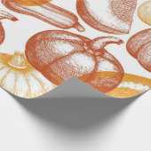 かぼちゃ模様 ラッピングペーパー (角)