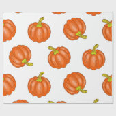 かぼちゃ模様 ラッピングペーパー (フラット)