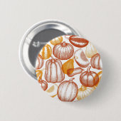 かぼちゃ模様 缶バッジ (正面&裏面)