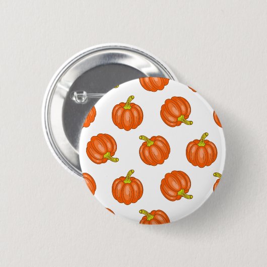 かぼちゃ模様 缶バッジ (正面&裏面)
