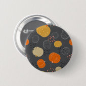 かぼちゃ模様 缶バッジ (正面&裏面)