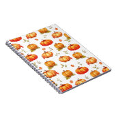 かぼちゃ水のカラーパターン ノートブック (右側)