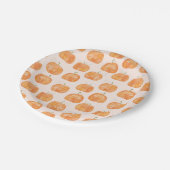 かぼちゃ水のカラーパターン ペーパープレート (アングル)