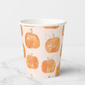 かぼちゃ水のカラーパターン 紙コップ (裏面)
