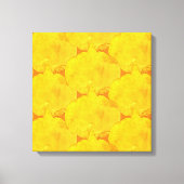 かぼちゃ水の色パタ絵画ーン キャンバスプリント (正面)