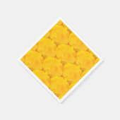 かぼちゃ水の色パタ絵画ーン スタンダードカクテルナプキン (角)